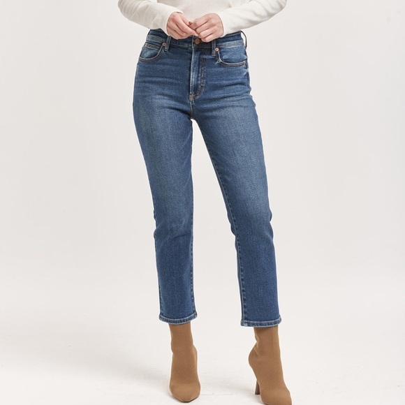 Dear John Denim - Dear John Frankie Straight Jeans Size 29 26” Inseam Blue Denim Women’s Excellent